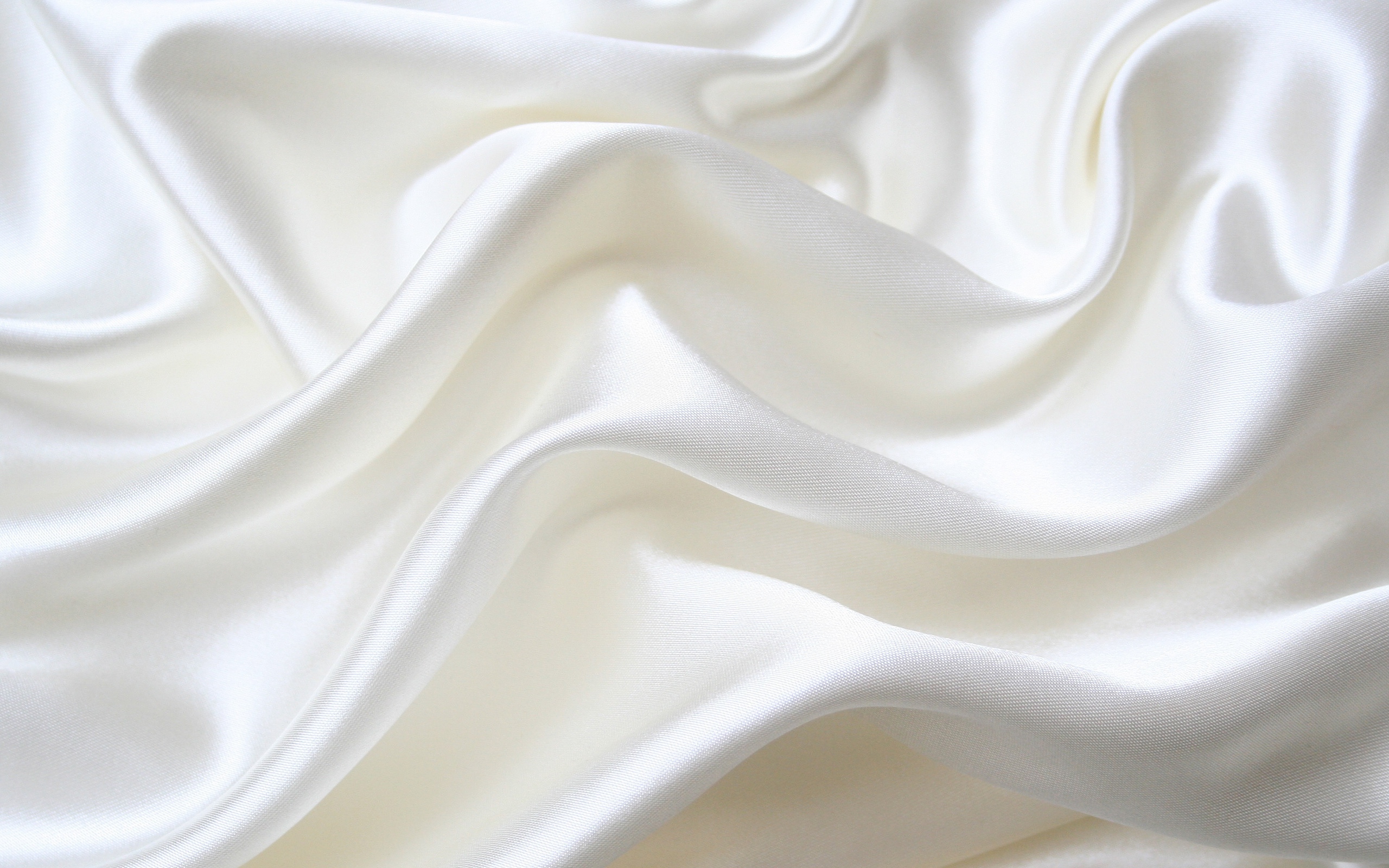 Download wallpaper 2560x1600 silk, white, fabric, softness