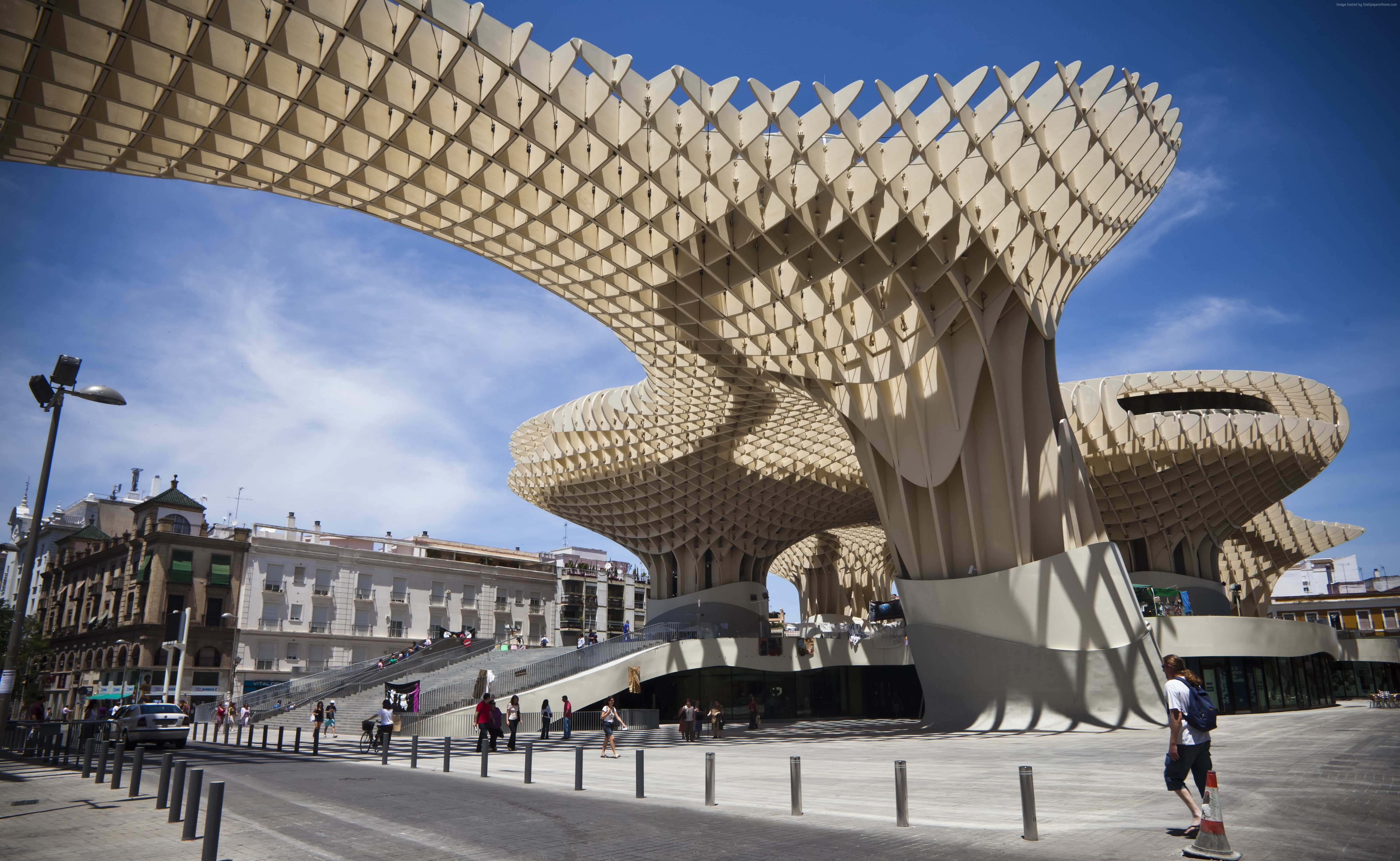 HD wallpaper: travel, tourism, Metropol Parasol, Sevilla. Wallpaper