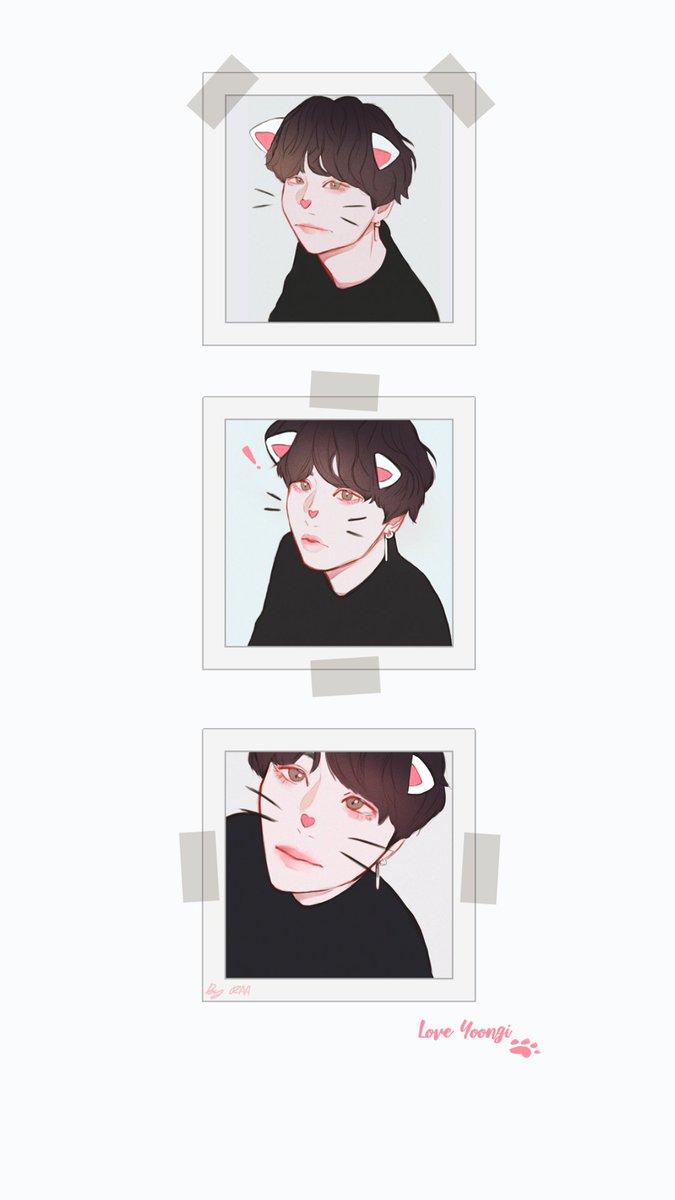 Raa meow meow back at it again #BTS #btsfanart