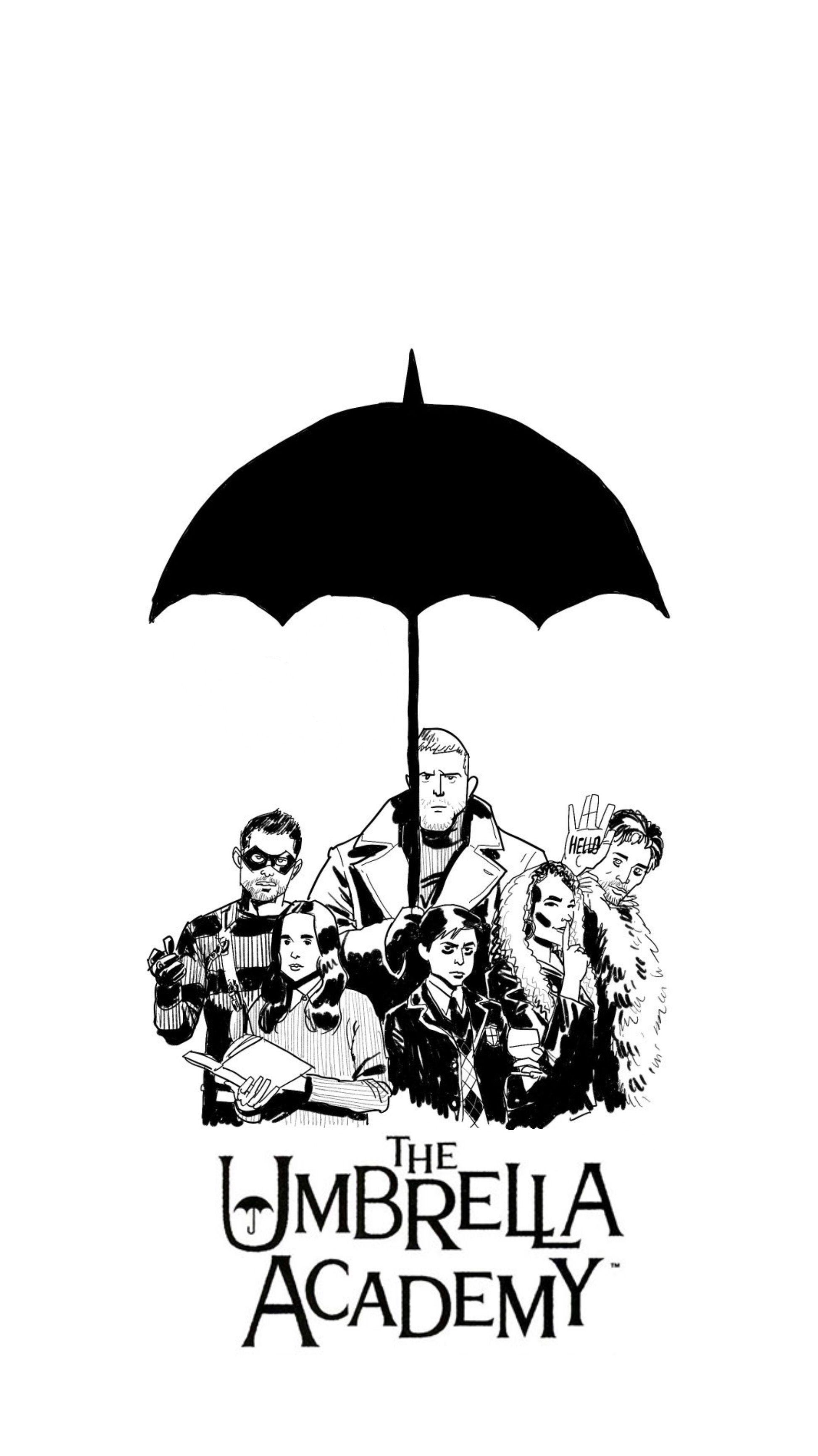 umbrella academy wallpaper. my own pics. Under my umbrella