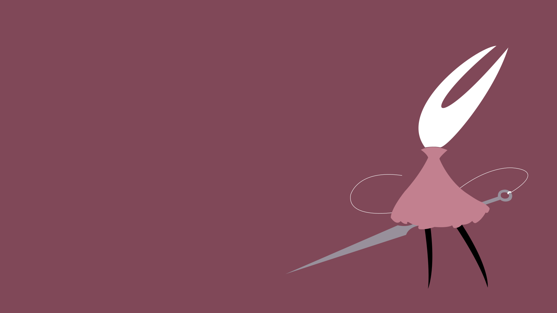 Some Hollow Knight Minimal Vector Wallpaper