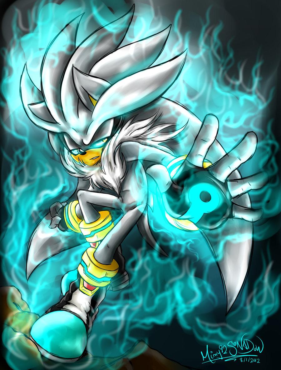Dark Silver The Hedgehog