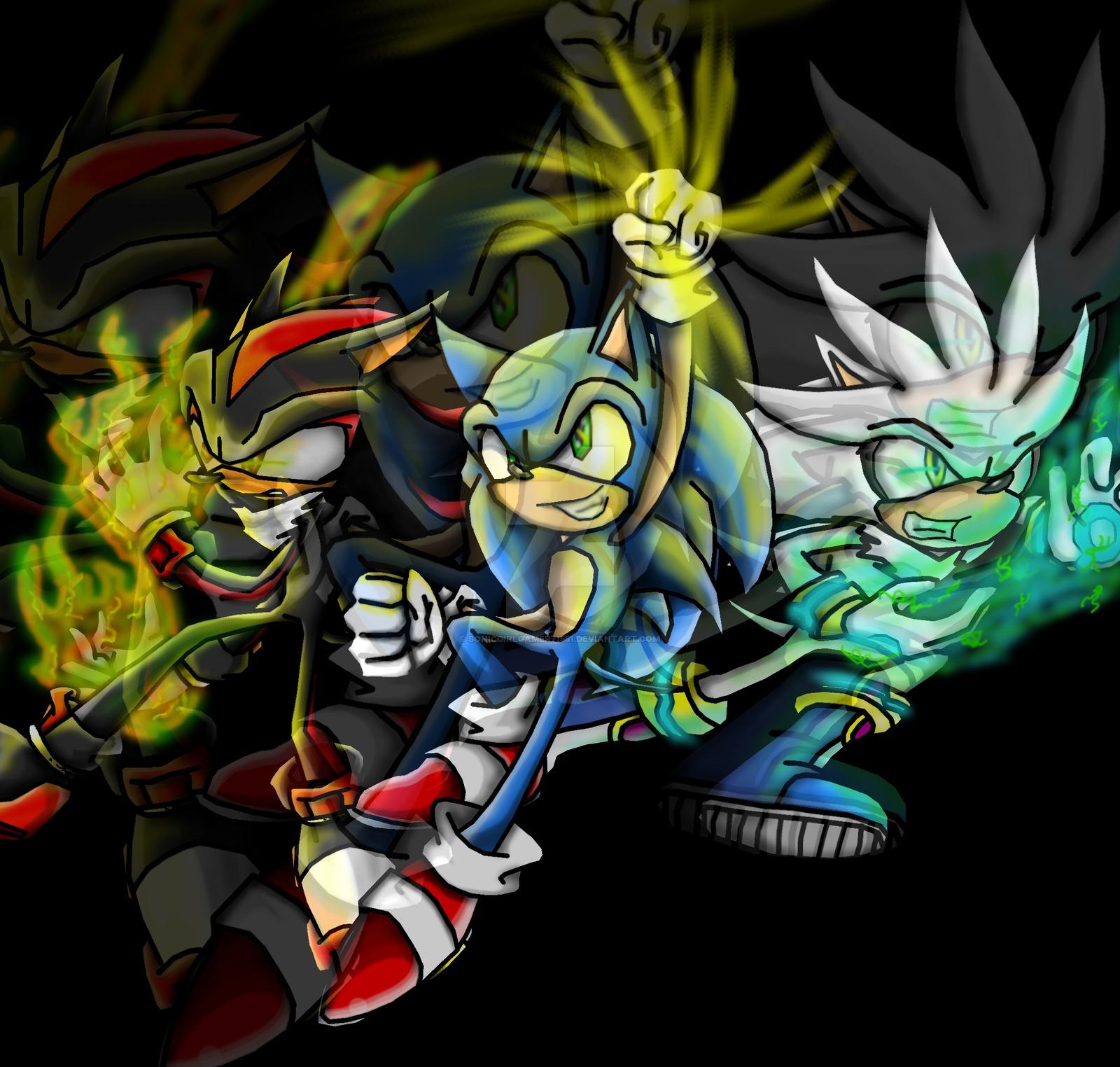 Sonic Shadow And Silver Wallpaper