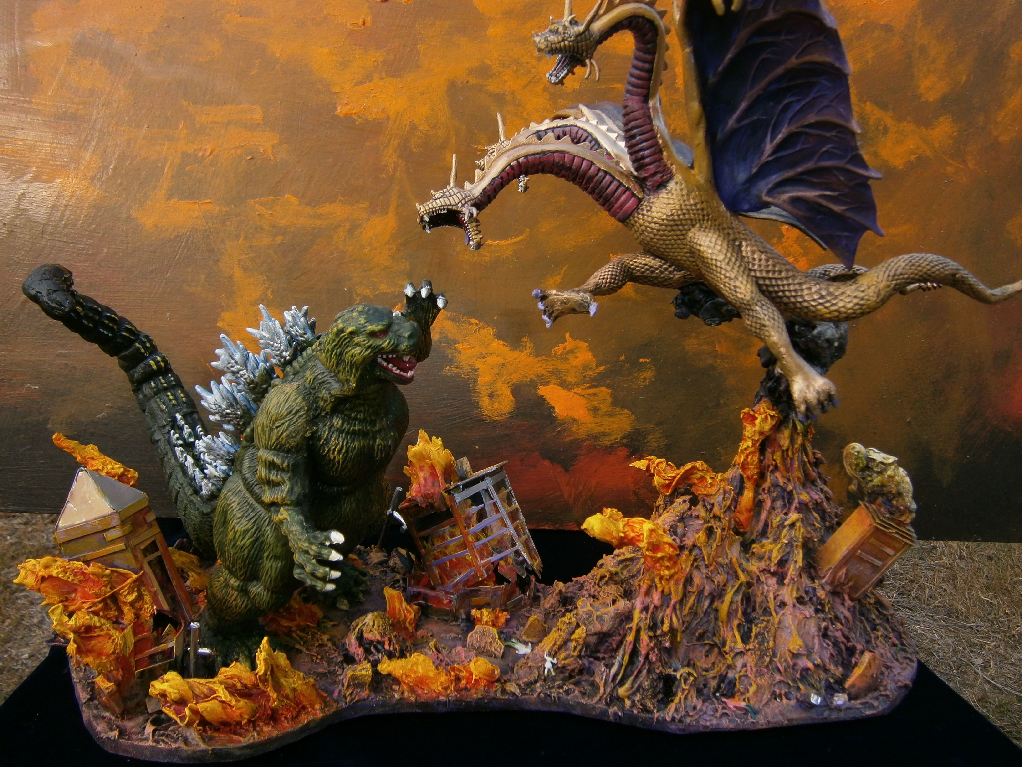 Godzilla vs. King Ghidorah HD Wallpaper