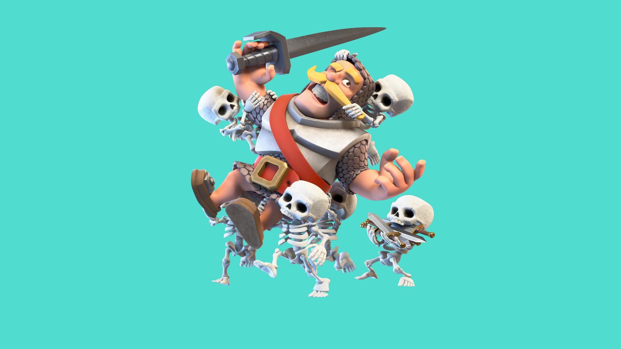 Clash Royale Skeleton Army HD Wallpaper