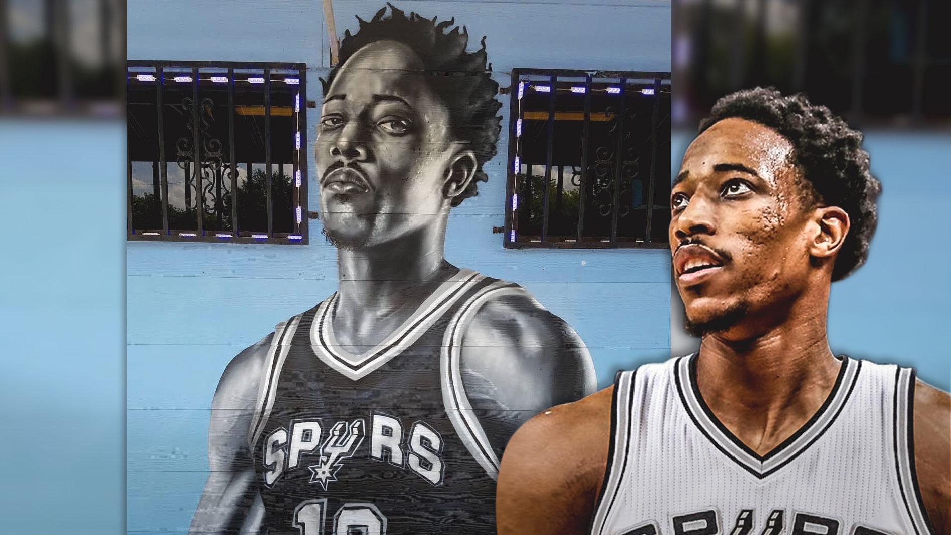 Spurs news: DeMar DeRozan gets a mural in San Antonio