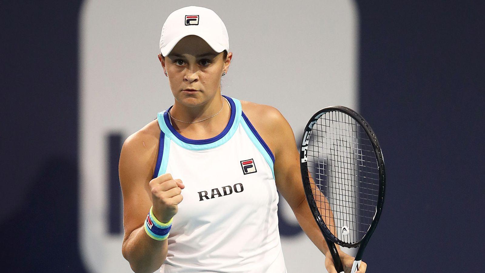 Ashleigh Barty and Karolina Pliskova advance to Miami Open final