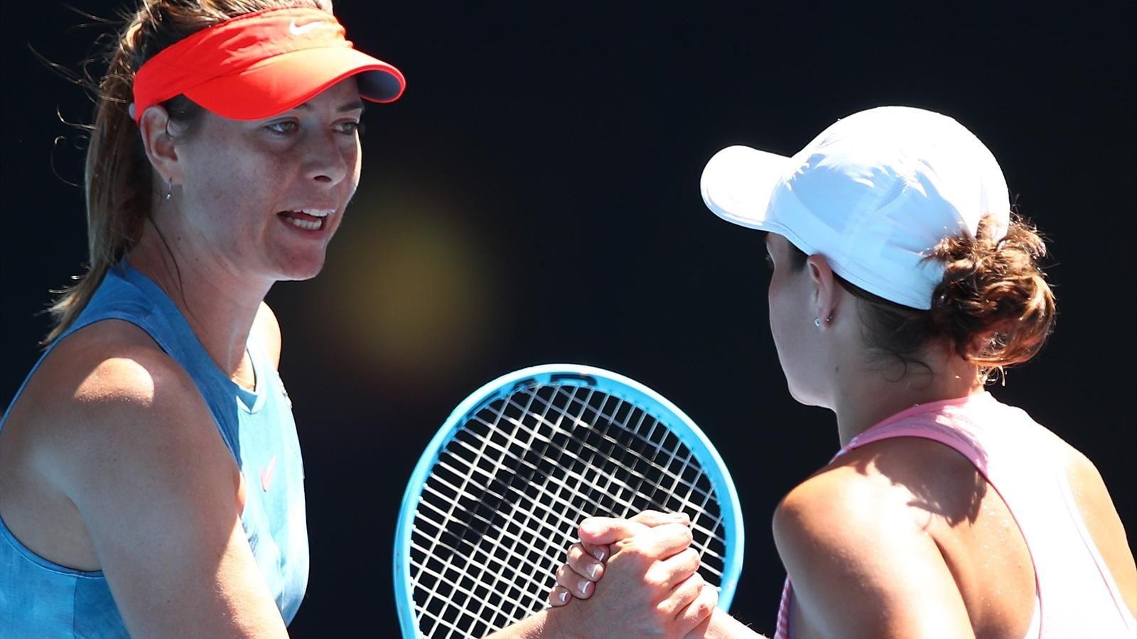 Australian Open Sharapova melts down as Ashleigh Barty wins