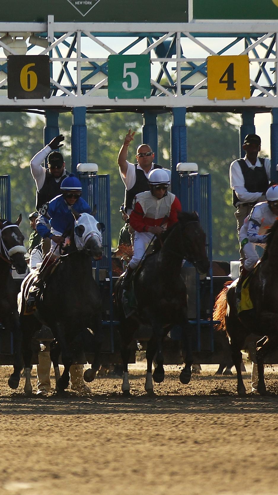 Download wallpaper 938x1668 belmont stakes, horse racing