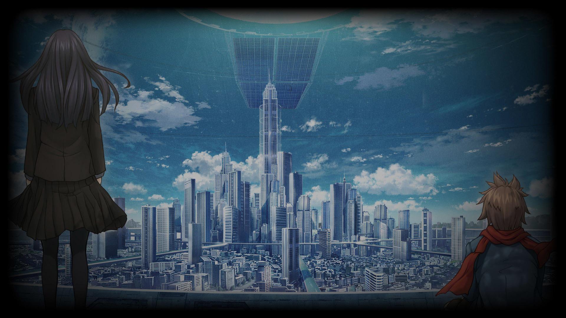 Blue Sky. Wallpaper from World End Economica