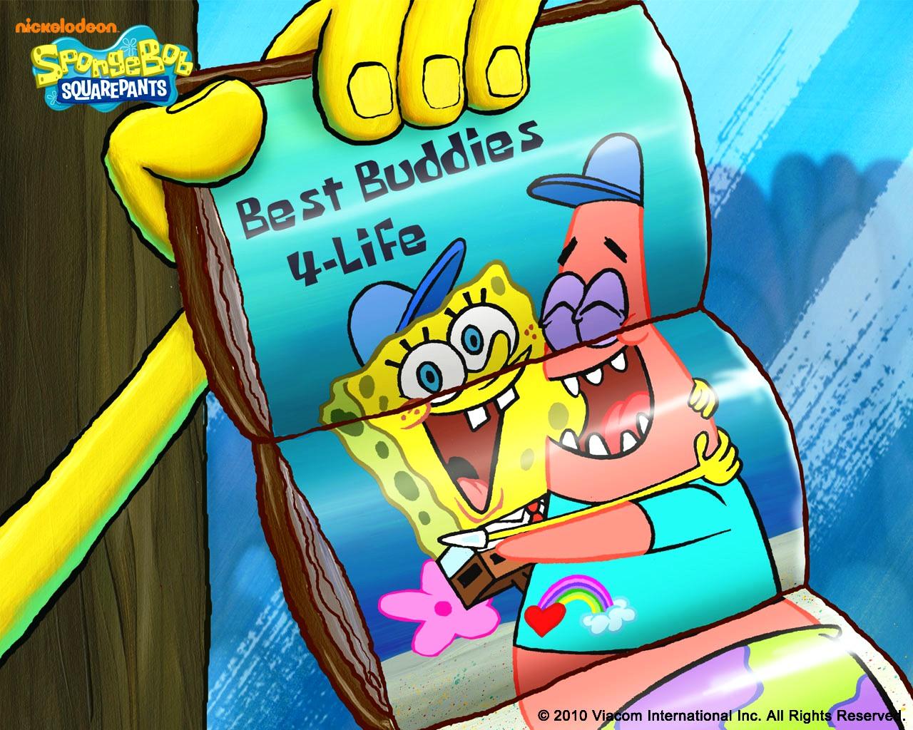 Of Spongebob Squarepants HD Image Wallpaper for iPhone 1280x1024