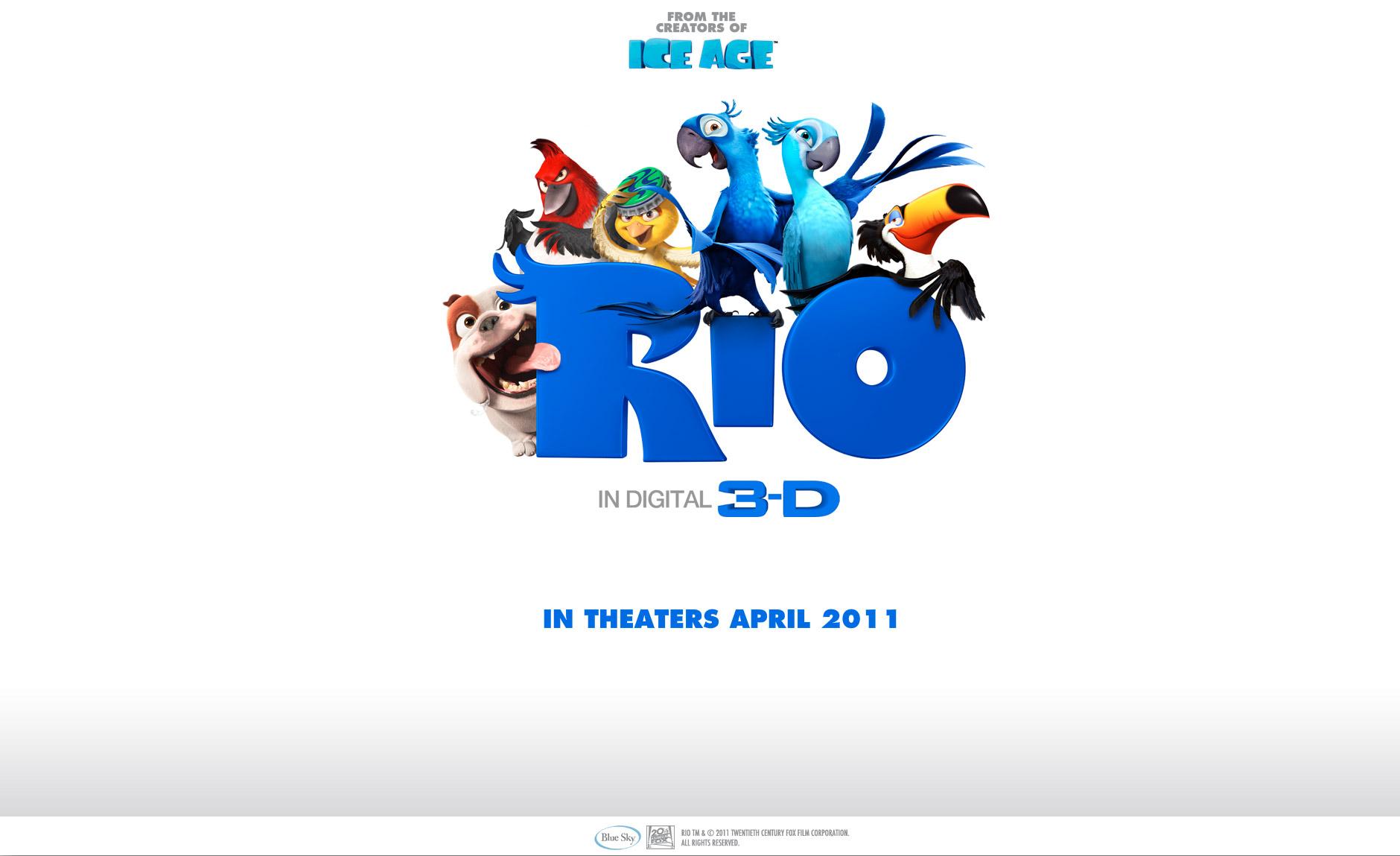 Rio Movie Cast Desktop Wallpaper