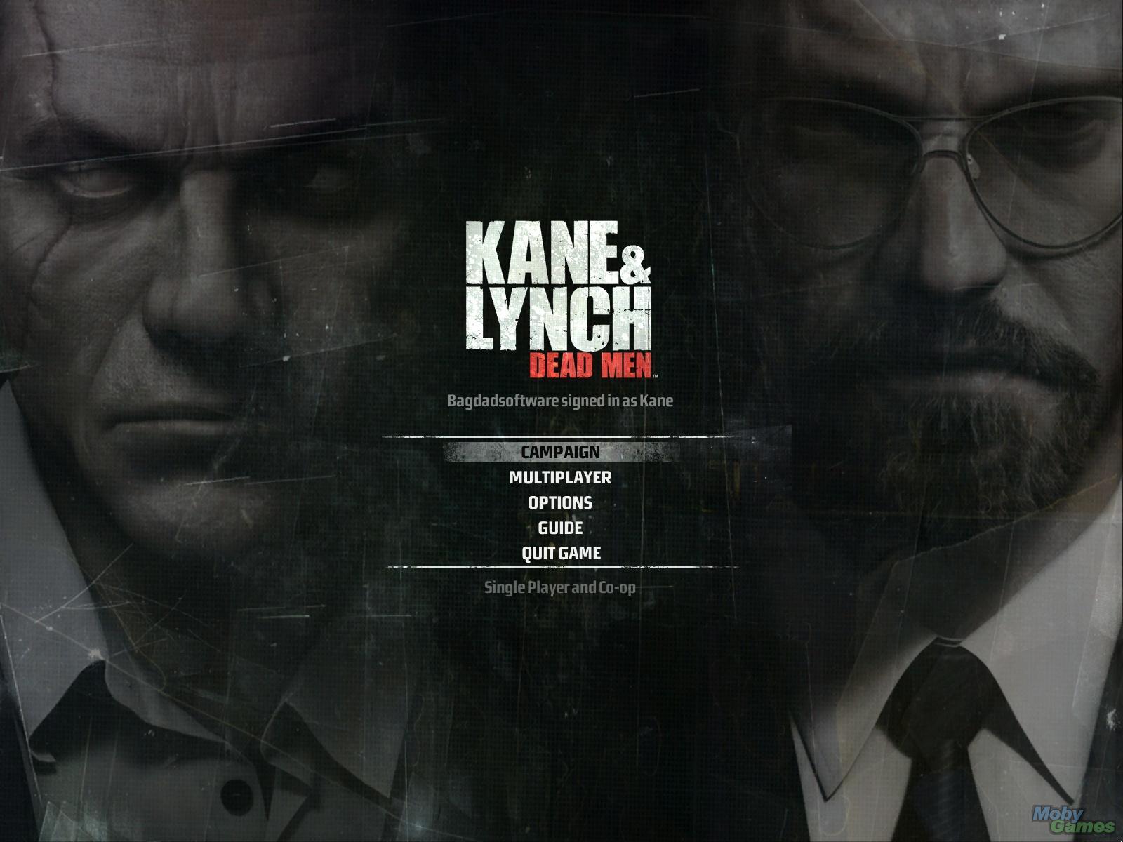 Kane and lynch dead men системные требования