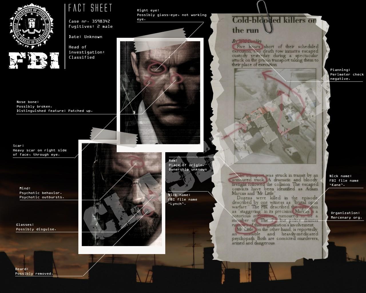 Une démo PC pour Kane & Lynch, Dead Men