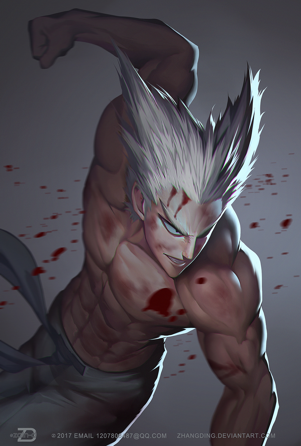 Garou, anime, one punch man, HD phone wallpaper