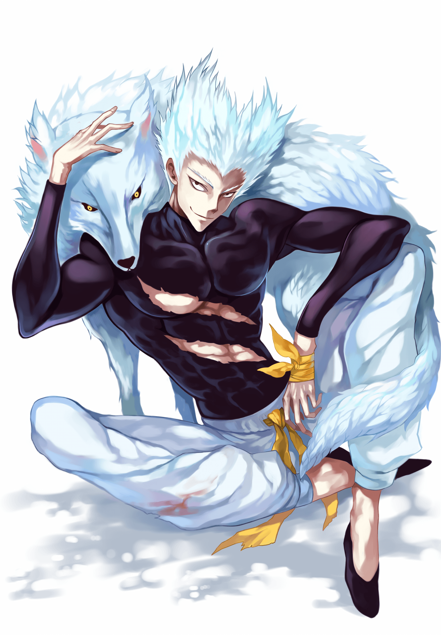 Awakened Garou, one punch man, kylokun, hero hunter, awakened garou, opm,  HD phone wallpaper