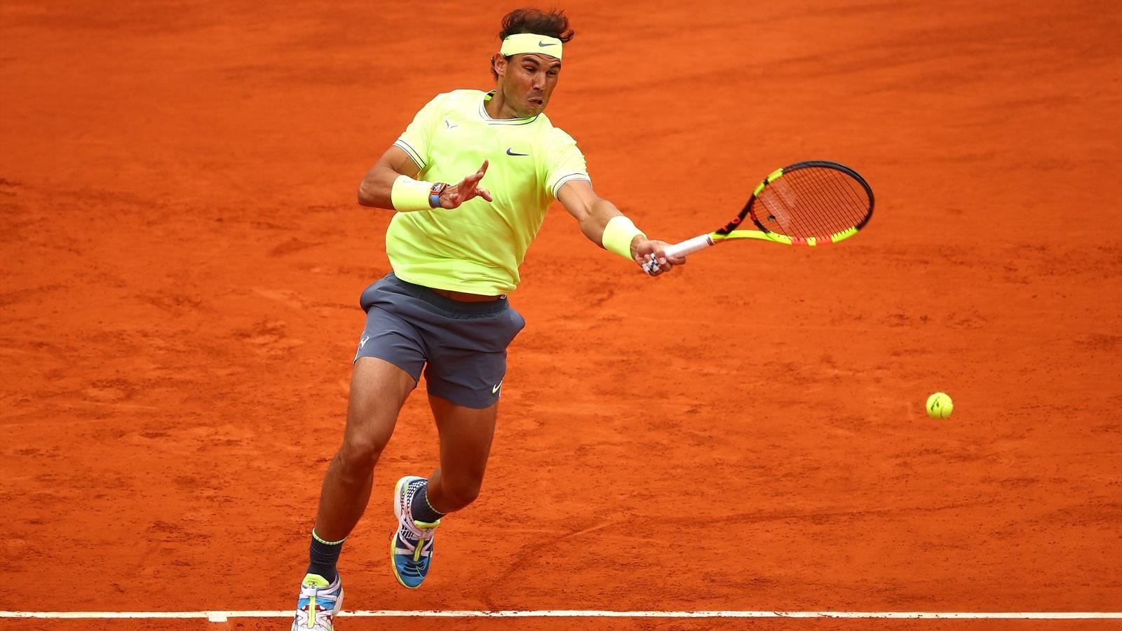 VIDEO Open 2019: Rafael Nadal breaks with stunning forehand