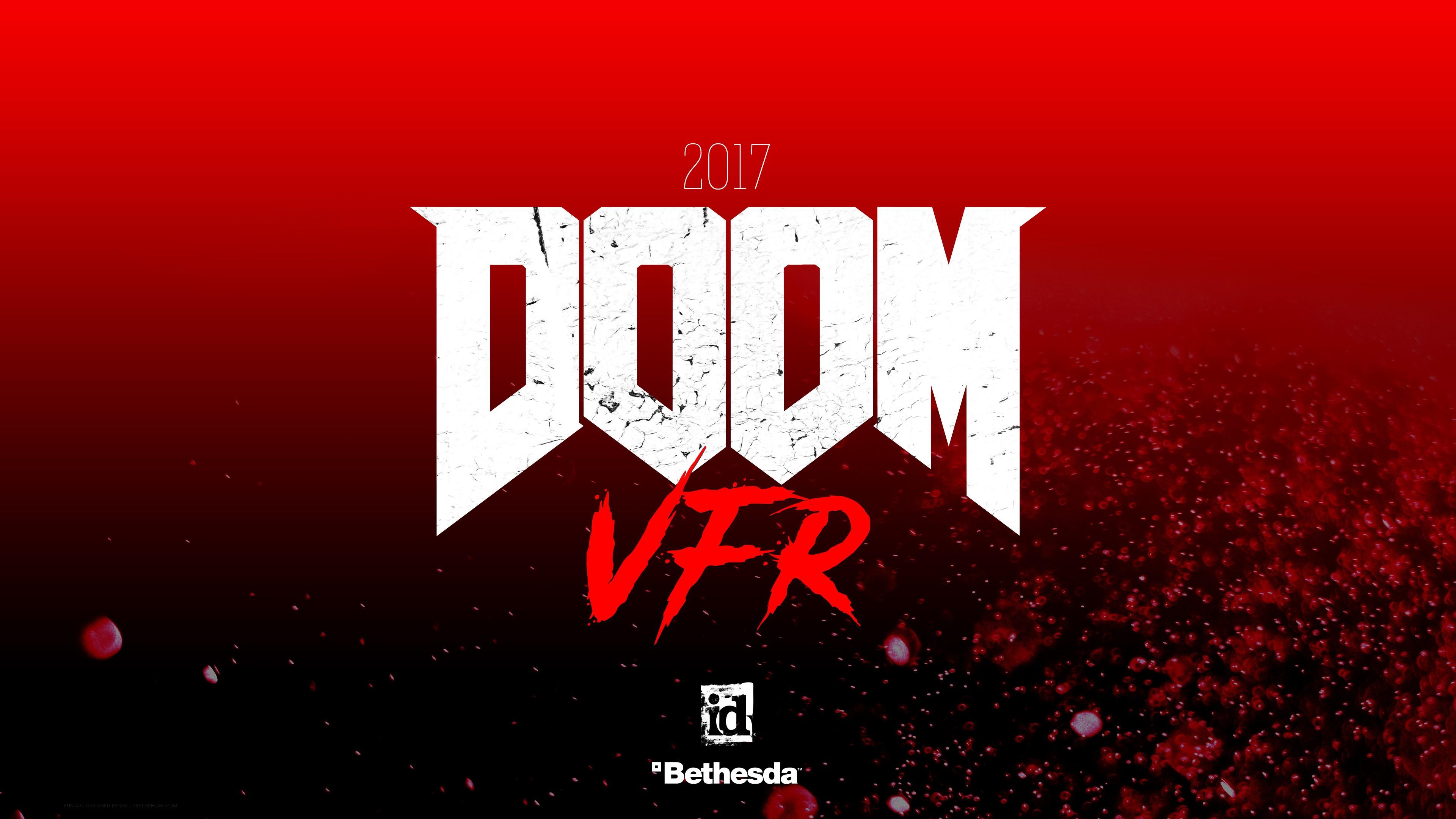 Wallpaper Doom VFR, 4k, VR, E3 Games