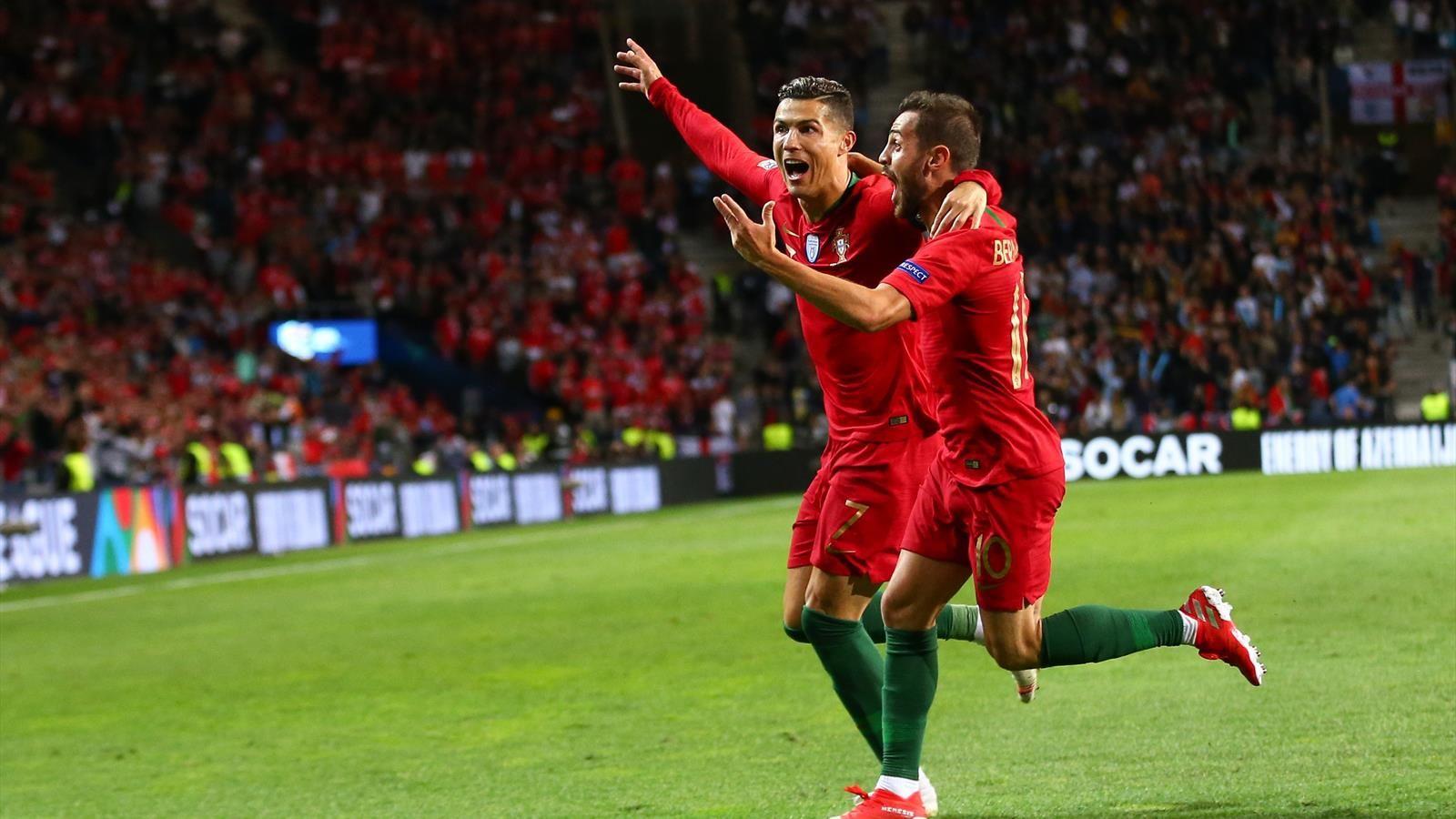 Football News Cristiano Ronaldo Hat Trick Sends Portugal