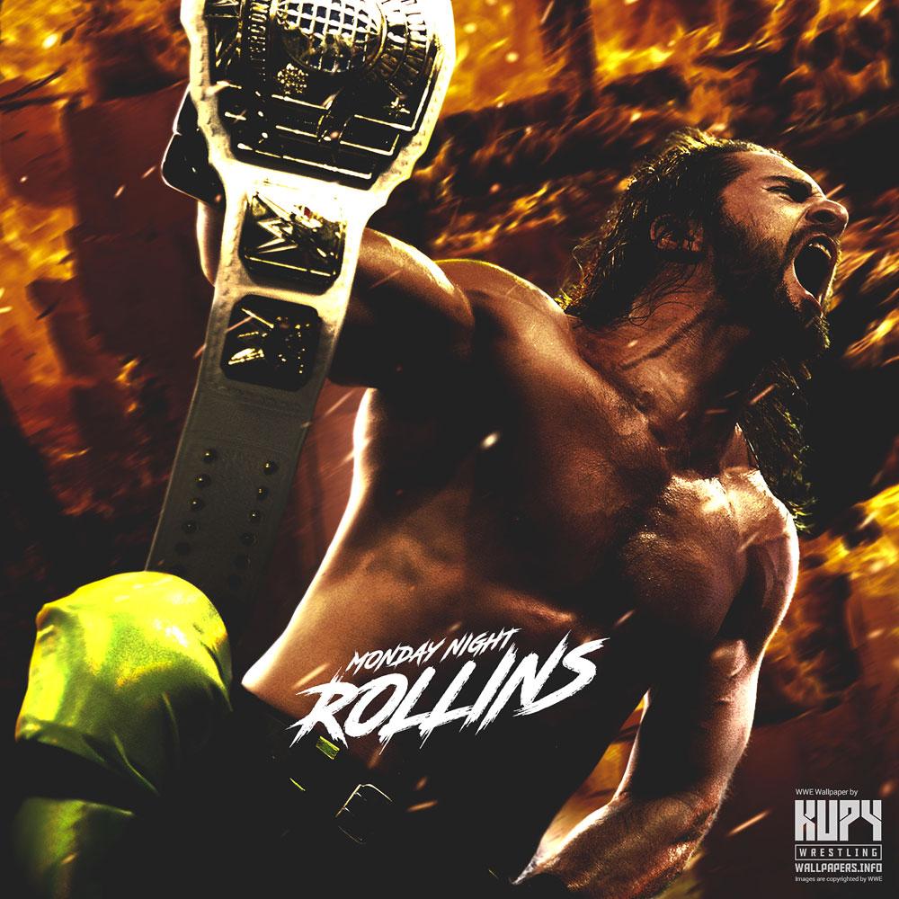 Seth Monday Night Rollins Intercontinental Champion wallpaper