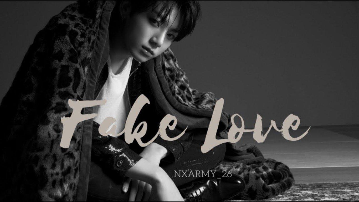 Download Jeon Jungkook Fake Love for Laptop Wallpaper