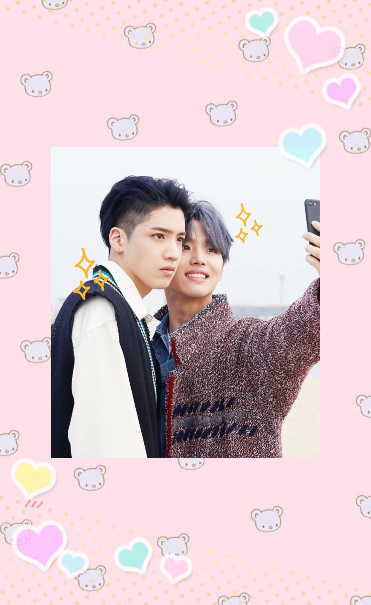 Cute wallpaper of hongseok and wooseok ❤ #wallpaper #background
