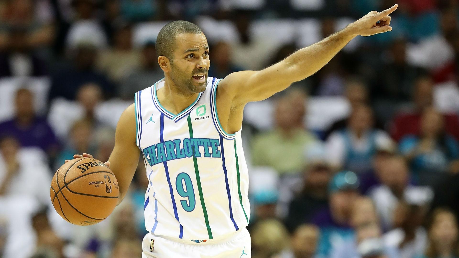 Hornets' Tony Parker (back) doubtful to play Monday vs. Pacers
