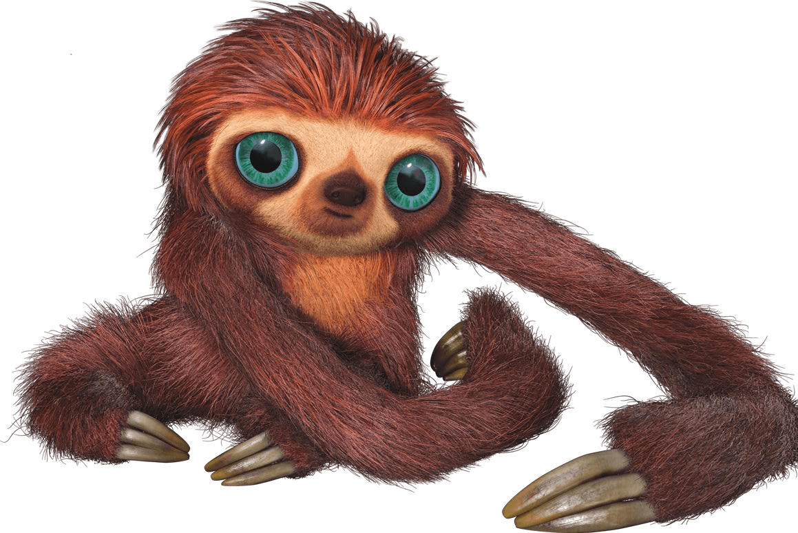 Baby Sloth Transparent & PNG Clipart Free Download
