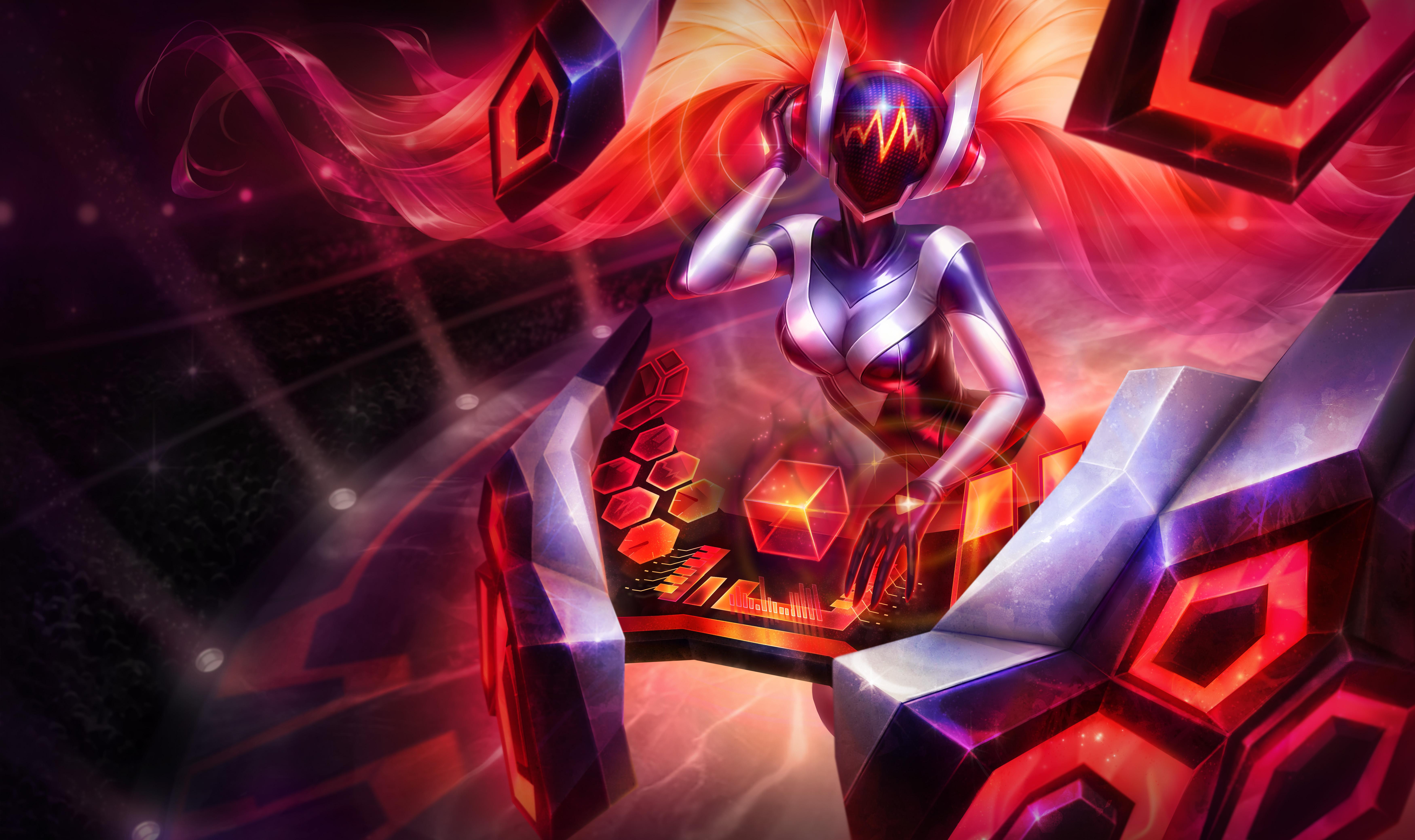 Dj Sona League Of Legends 4k, HD Games, 4k Wallpaper, Image