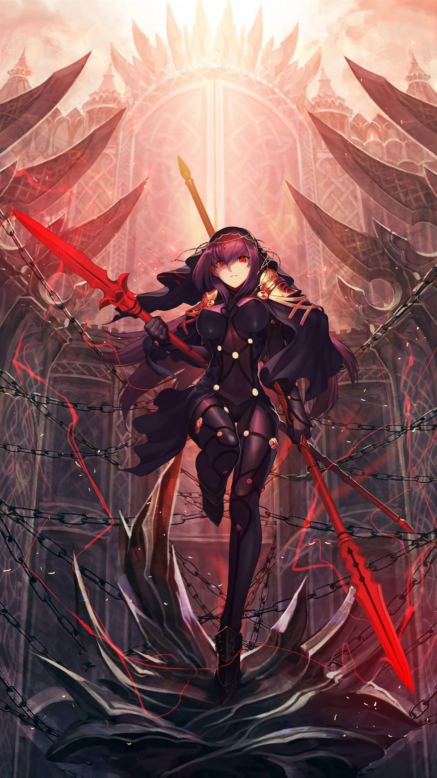 Just found my new wallpaper for now. Scathach always looks great