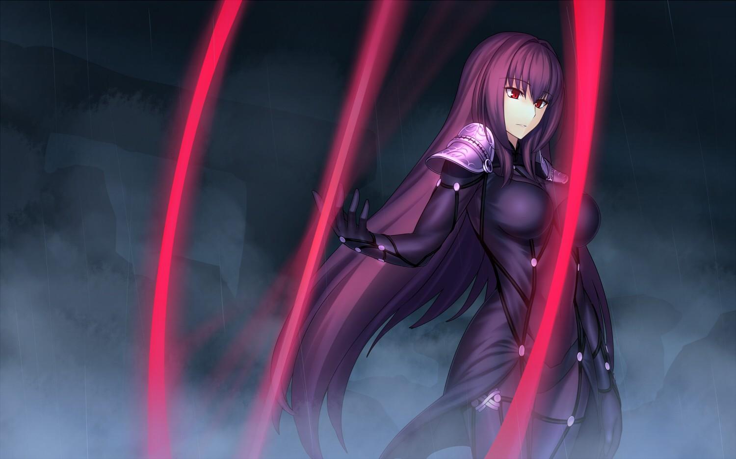 anime girls, #Lancer (FateGrand Order), #Fate Series, #Scathach