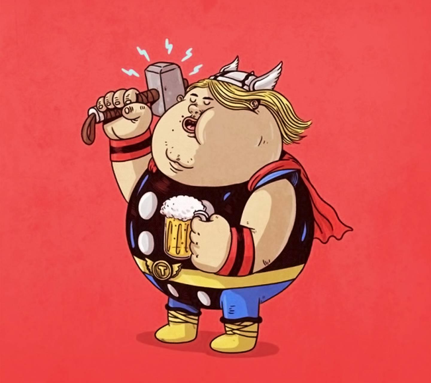 Thor Fat Wallpaper
