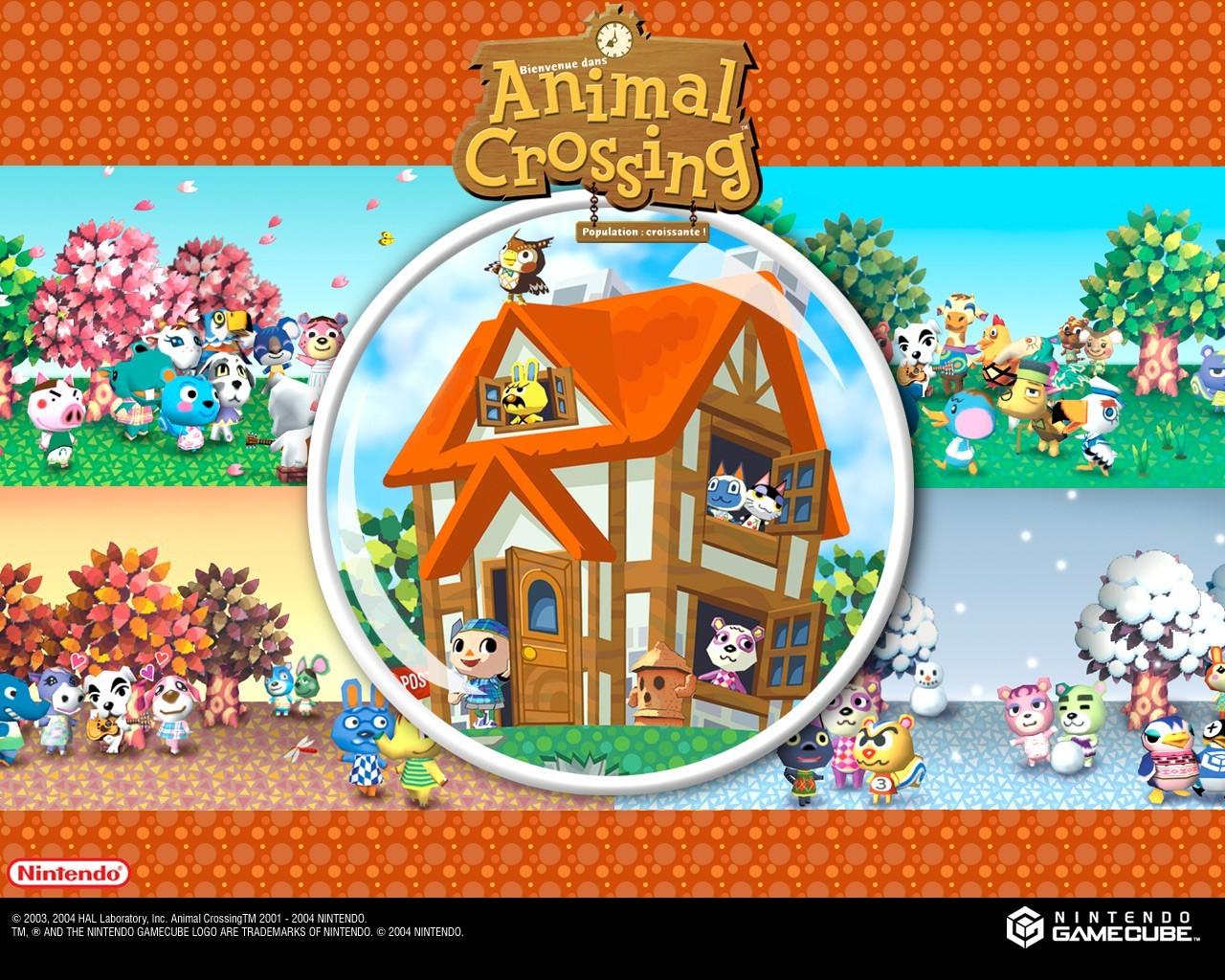 Nintendo gamecube animal crossing wallpaper