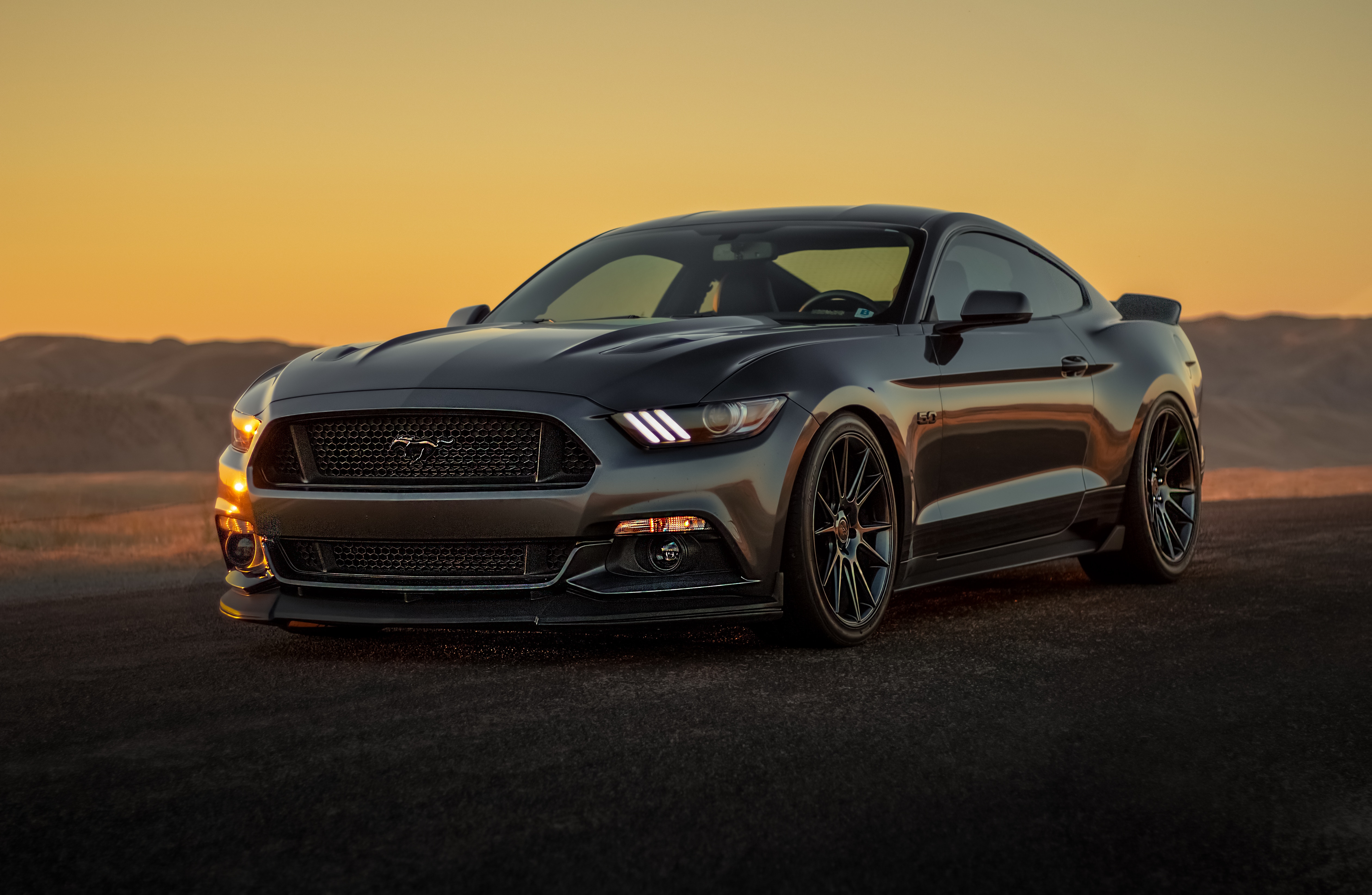 Black Ford Mustang 2019 5k, HD Cars, 4k Wallpapers, Image