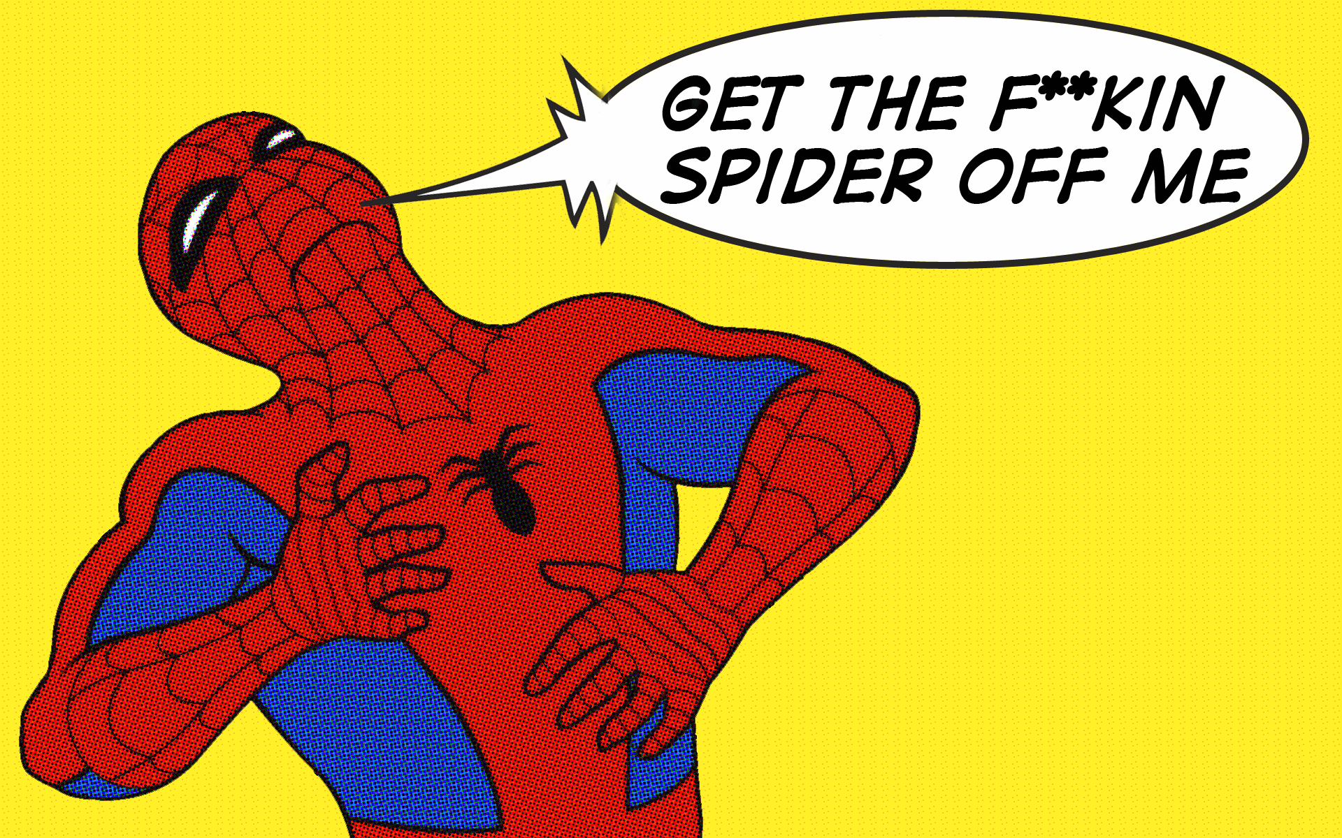 Download funny spiderman 1920 X 1200 Wallpaper