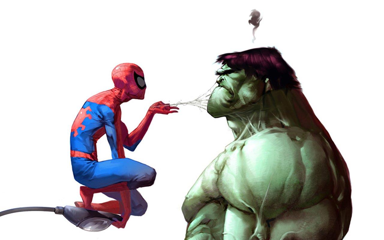 Posterhouzz Comics Spider Man Spider Man Comic Hulk HD Wallpaper
