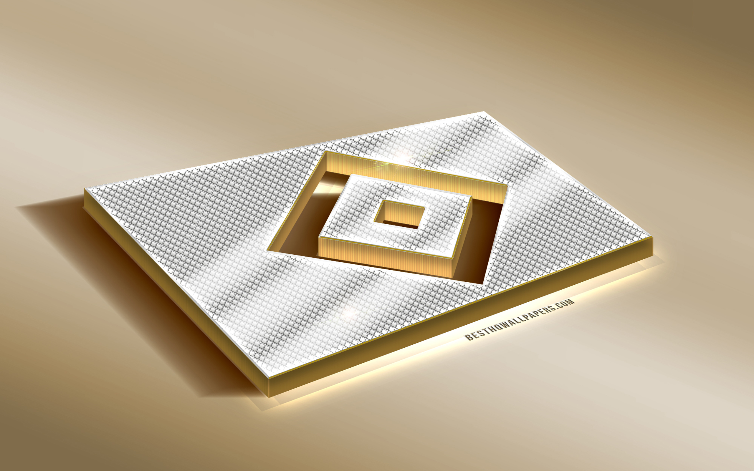 Download wallpaper Hamburger SV, German football club, golden