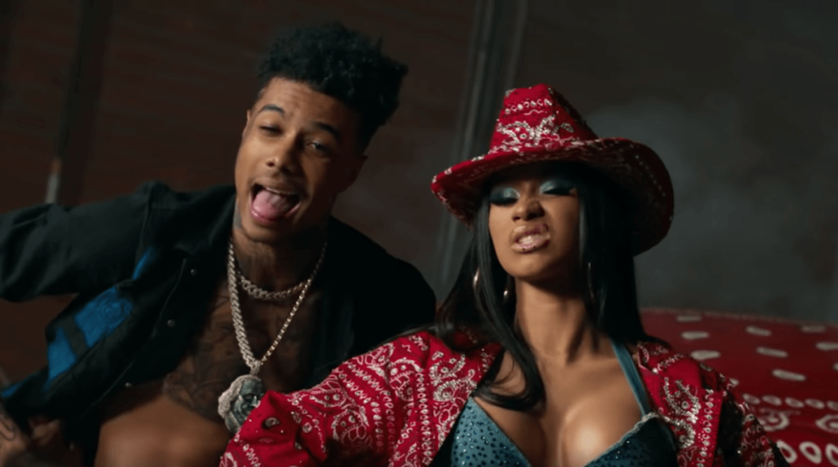Rapper Blueface Allegedly Said Cardi B's STUNK In Thotiana Video