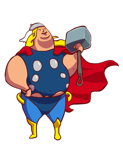 Fat Thor. What If Superheros Let Themselves Go? #thor #graphicdesign #superheros Thor. What If Superheros Let Themselves Go? #thor #graphicdesign. Thor Wallpaper