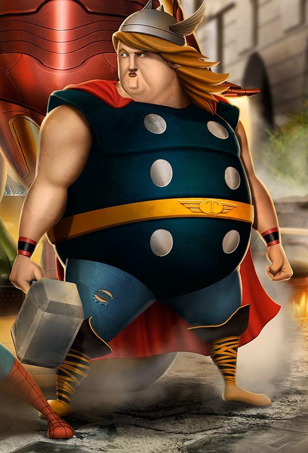 FAT HEROES Fat Art, Superman Comic, Thor, Superheroes, Nova, superman comic O FAT. Superman comic. Thor Wallpaper