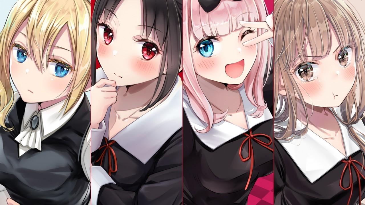 Download 1280x720 Iino Miko, Shinomiya Kaguya, Hayasaka Ai, Fujiwara