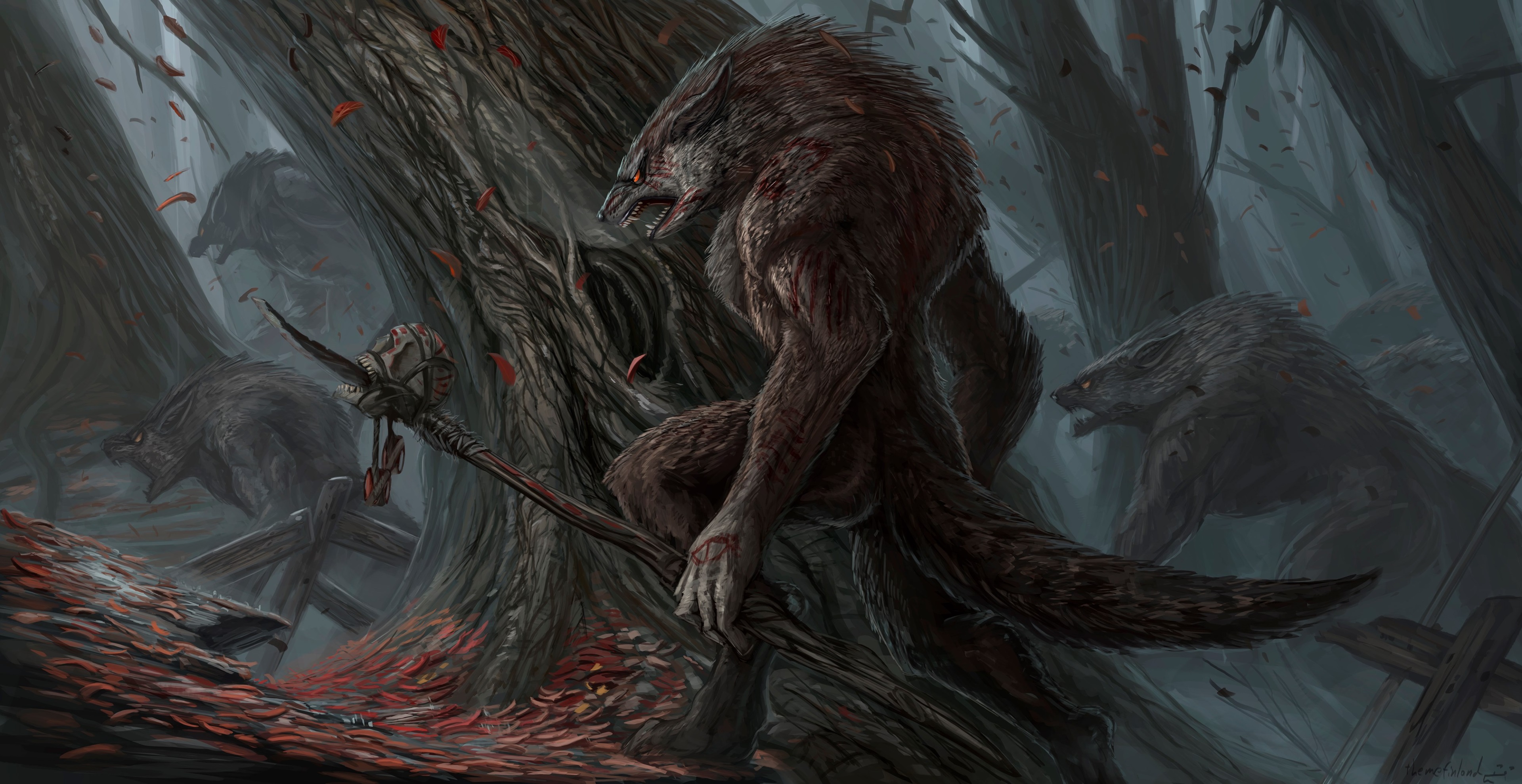 werewolf 4k wallpaper 1080p high quality