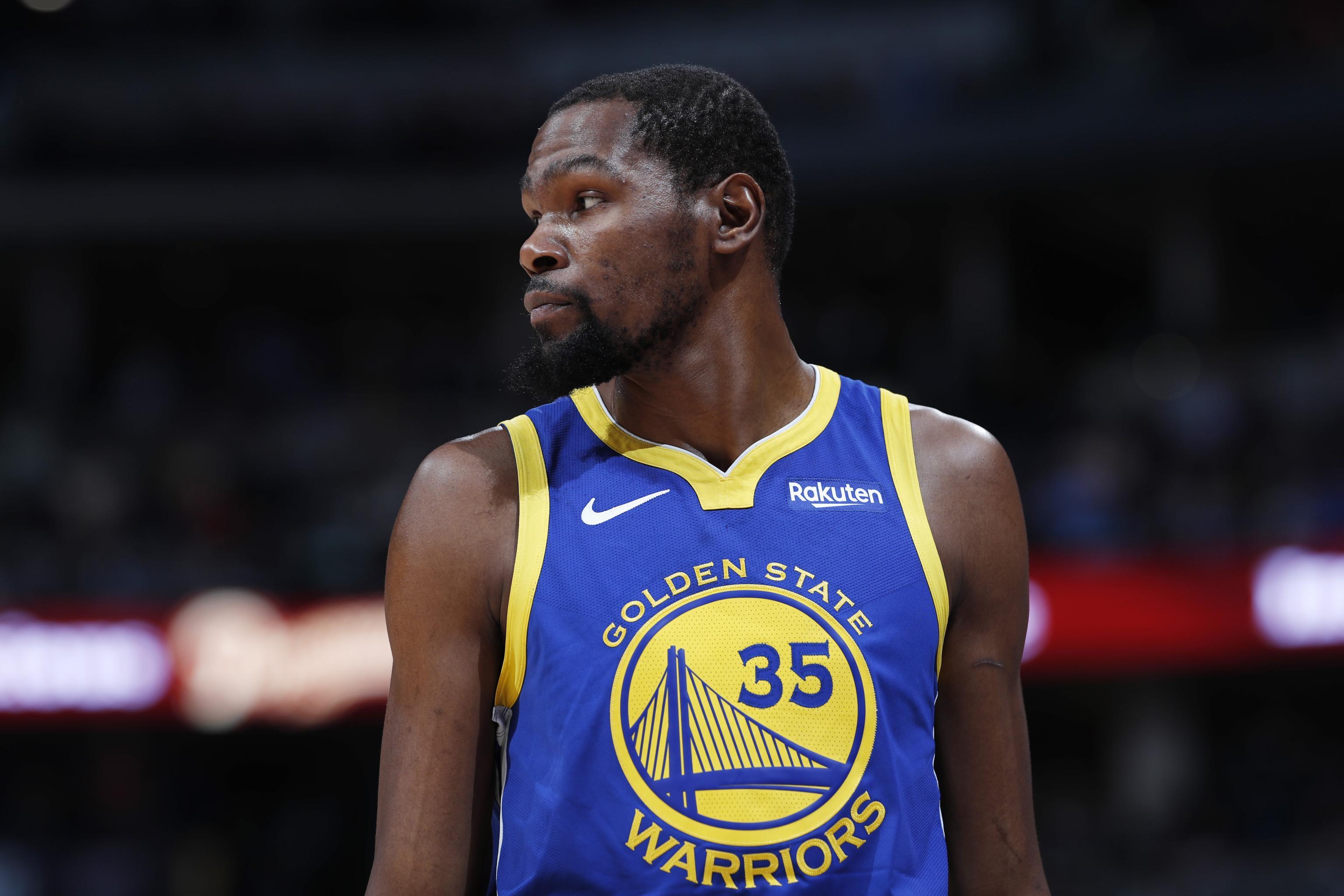 Warriors' Kevin Durant Out for 2019 NBA Finals Game 1 vs. Raptors
