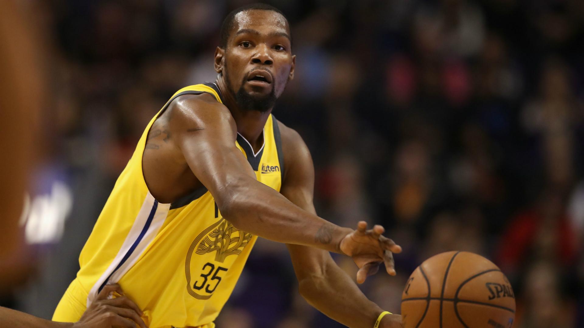 Kevin Durant injury update: Warriors F out vs. Rockets