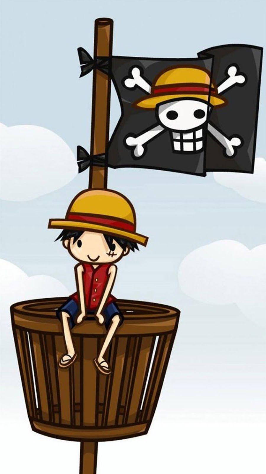 One Piece Luffy iPhone 7 & iPhone 7 Plus Wallpapers