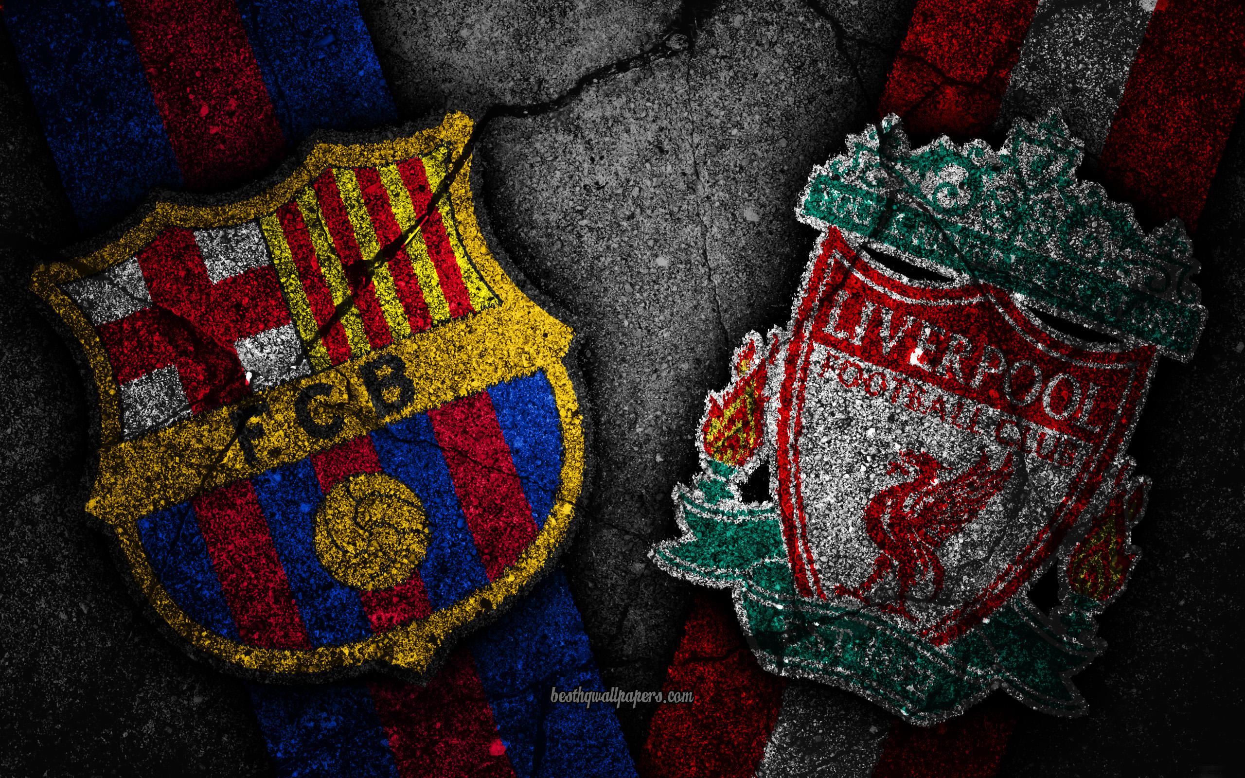 Download wallpaper Barcelona vs Liverpool, UEFA Champions League