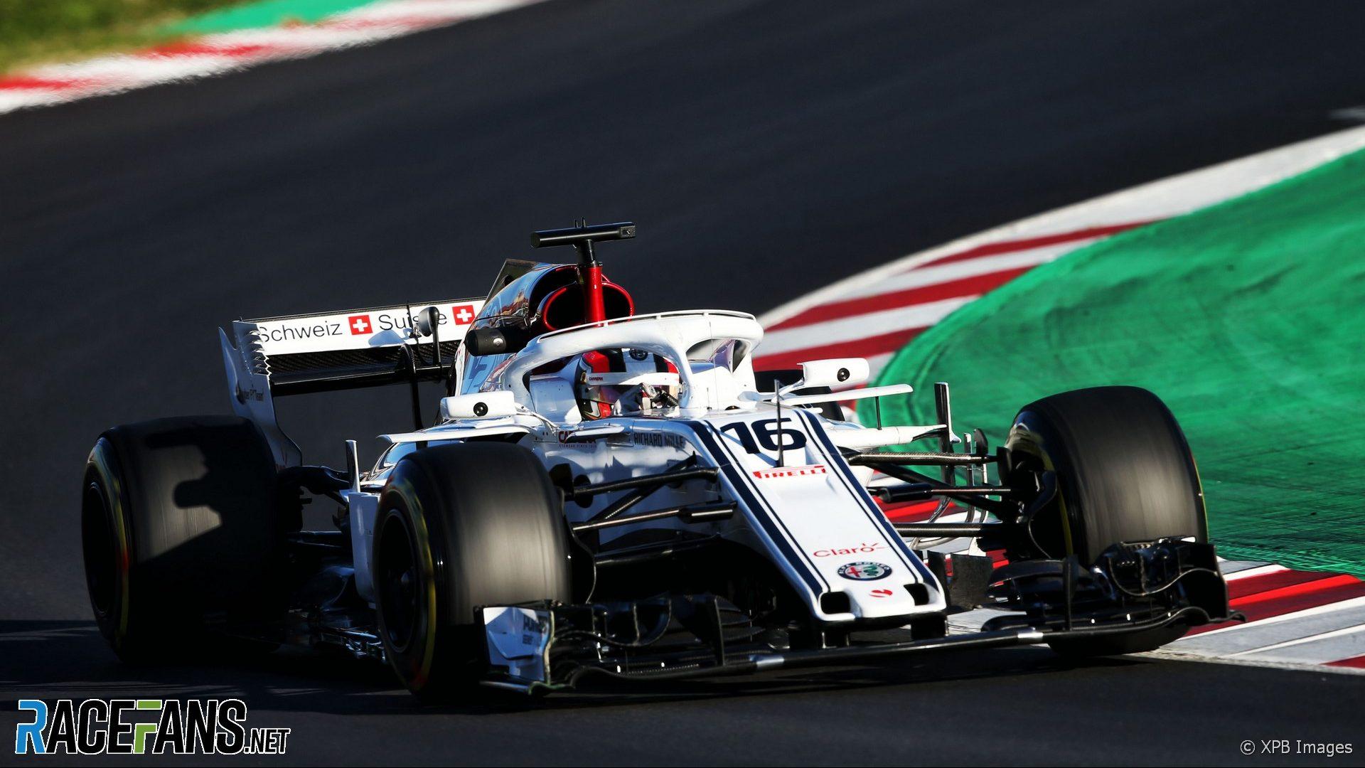 Charles Leclerc, Sauber, Circuit de Catalunya, 2018 · RaceFans