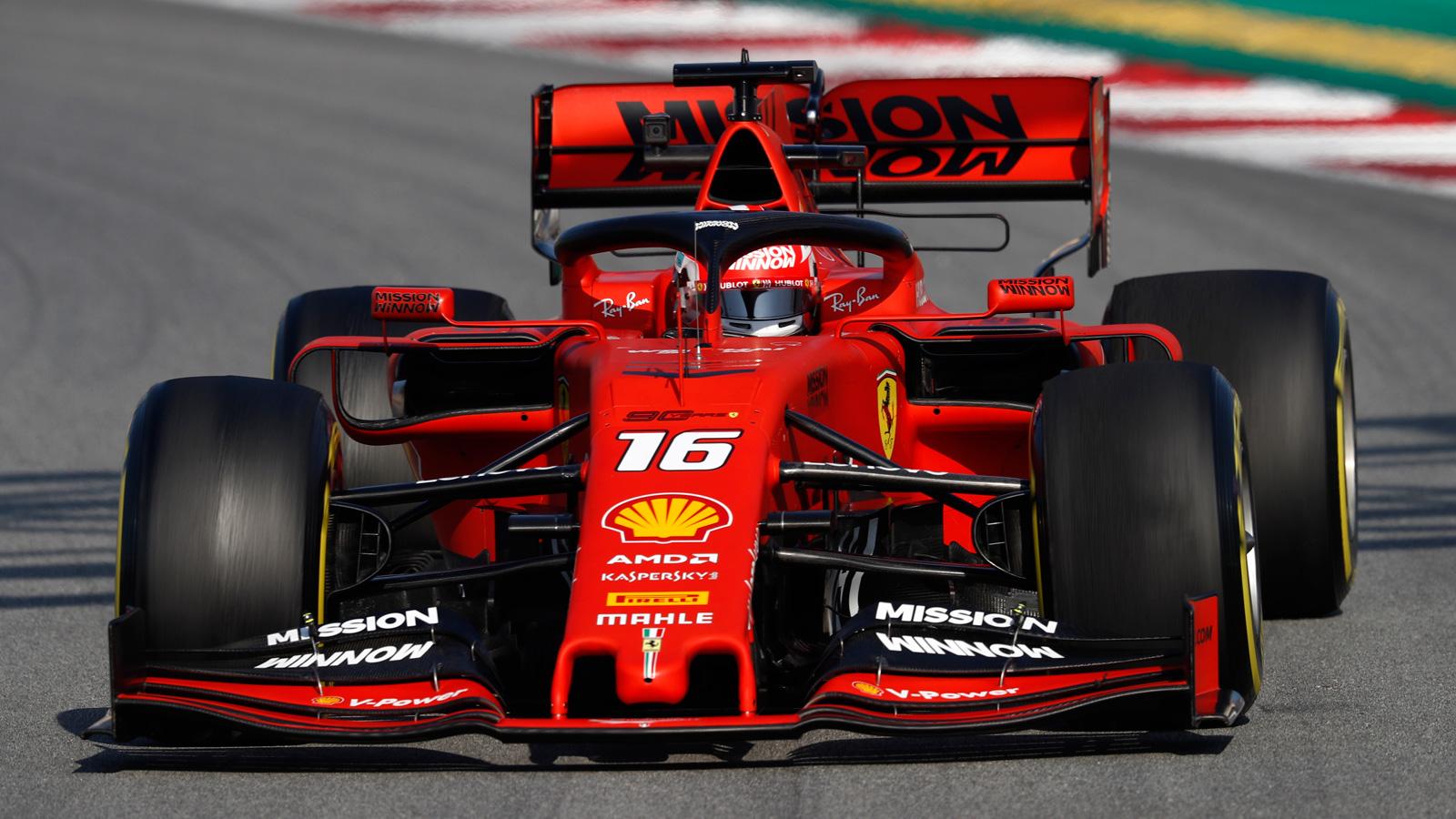 F1 test results from Barcelona: Charles Leclerc, Ferrari top