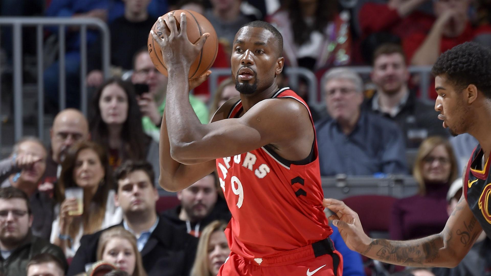 NBA announces suspensions for Raptors Serge Ibaka and Cavaliers