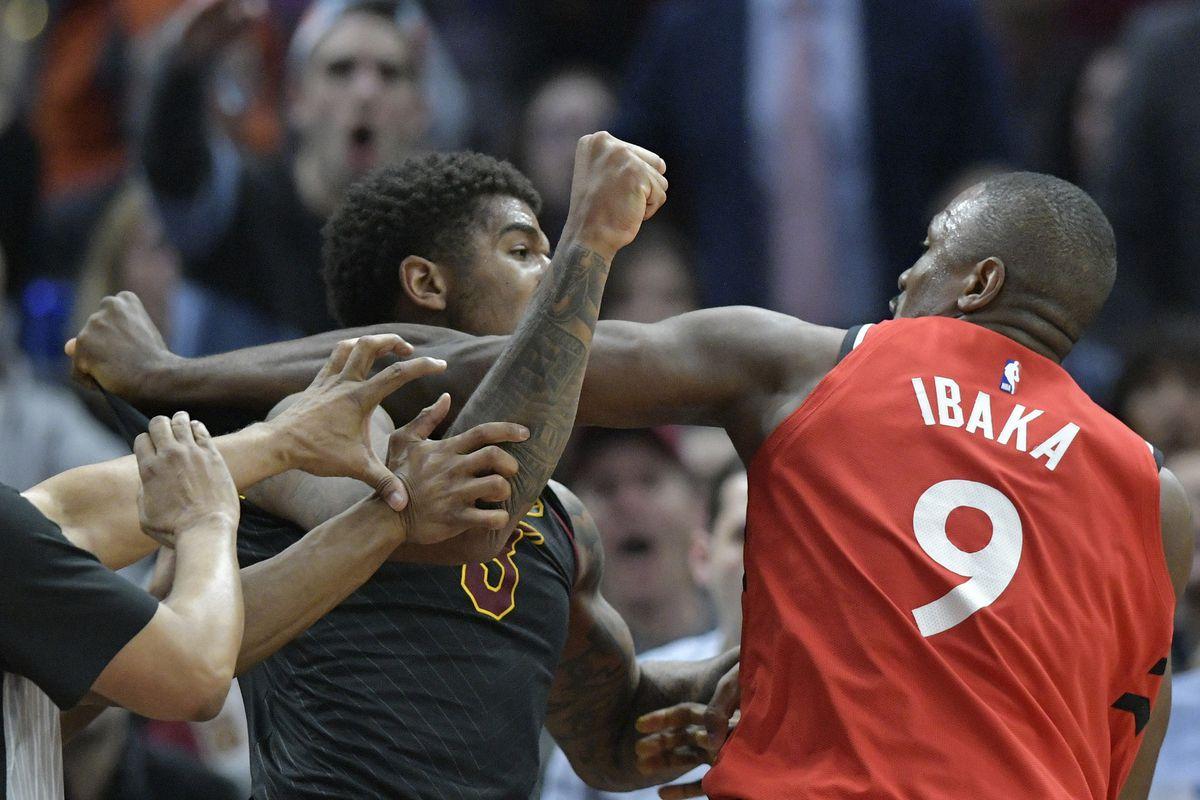 Serge Ibaka fight: Raptors big man loves swinging on NBA players